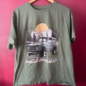 Ford Bronco Graphic Tee in Olive